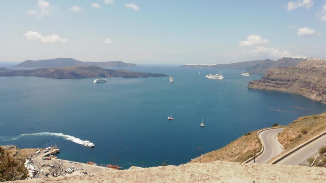 فيلا Poudras Amazing View Caldera Ormos Athinios المظهر الخارجي الصورة